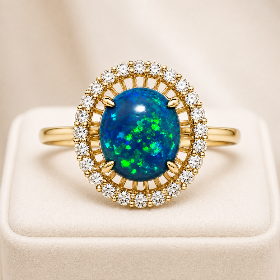 Black Opal Ring  265568