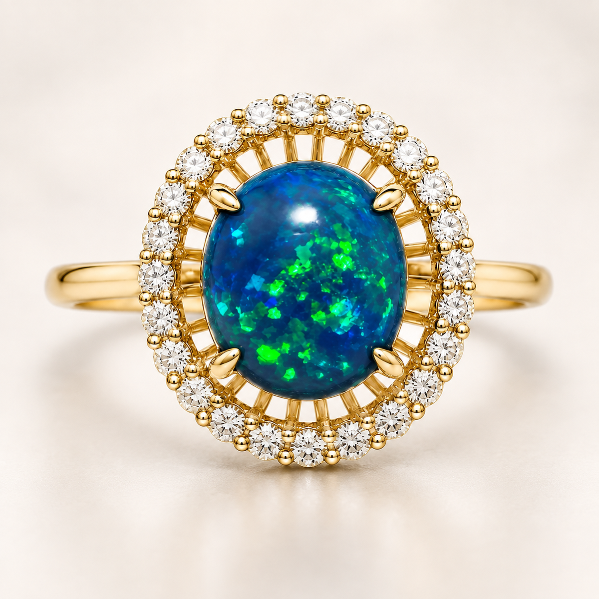 Black Opal Ring  265568