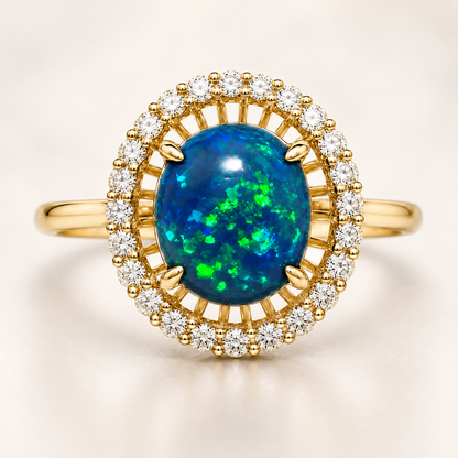 Black Opal Ring  265568