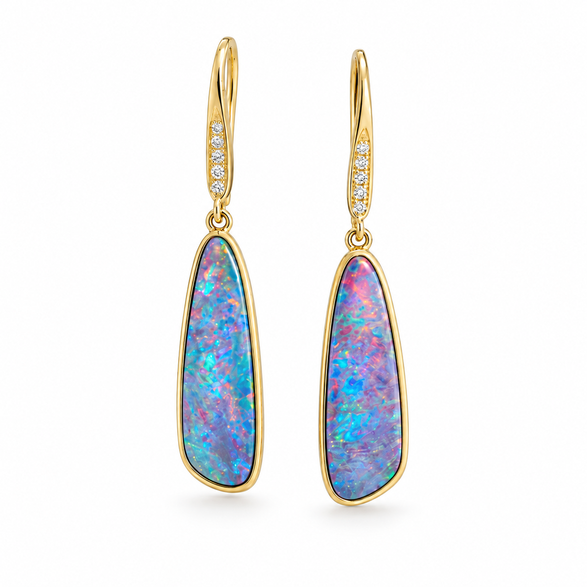 Doublet Opal Earrings 266945