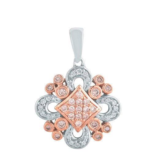 White Gold Argyle Pink Diamond Pendant - 363492-A-Z-FNP