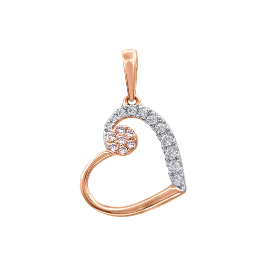 Rose Gold Argyle Pink Diamond Pendant - 463901-FNP
