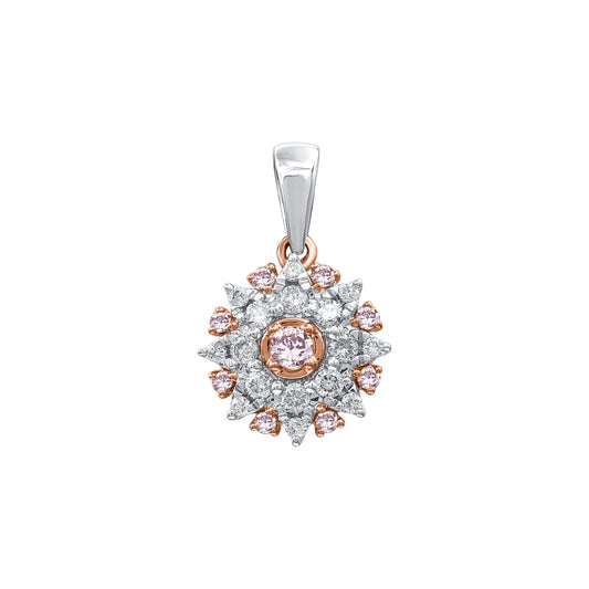 White Gold Argyle Pink Diamond Pendant - 463902-A-FNP