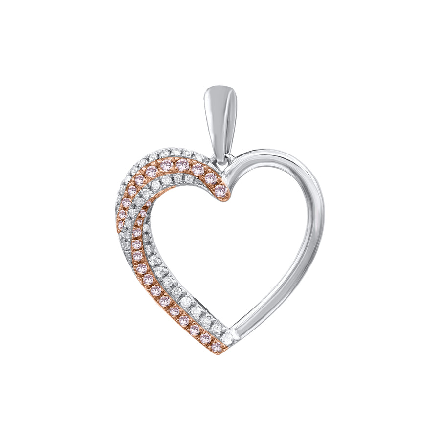 White Gold Argyle Pink Diamond Pendant -463913-FNP