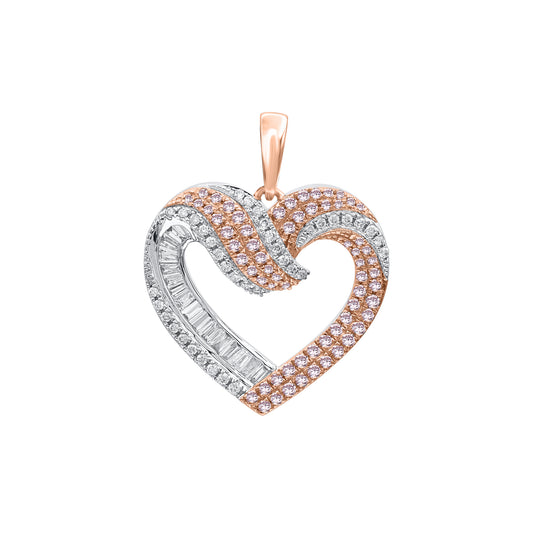 Rose Gold Argyle Pink Diamond Pendant - 463914-FNP