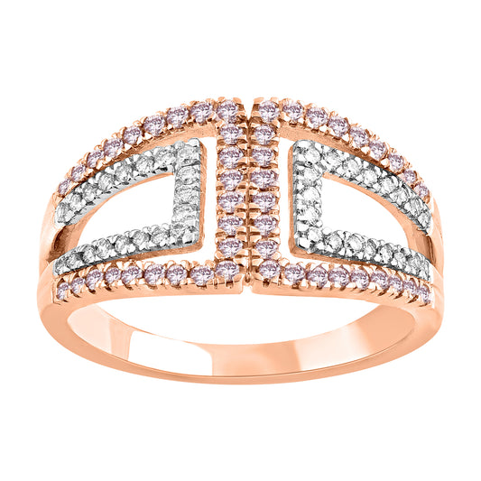 Rose Gold Argyle Pink Diamond Ring - "Eternal Elegance"