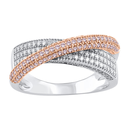 White Gold Argyle Pink Diamond Ring - "Duchesse"
