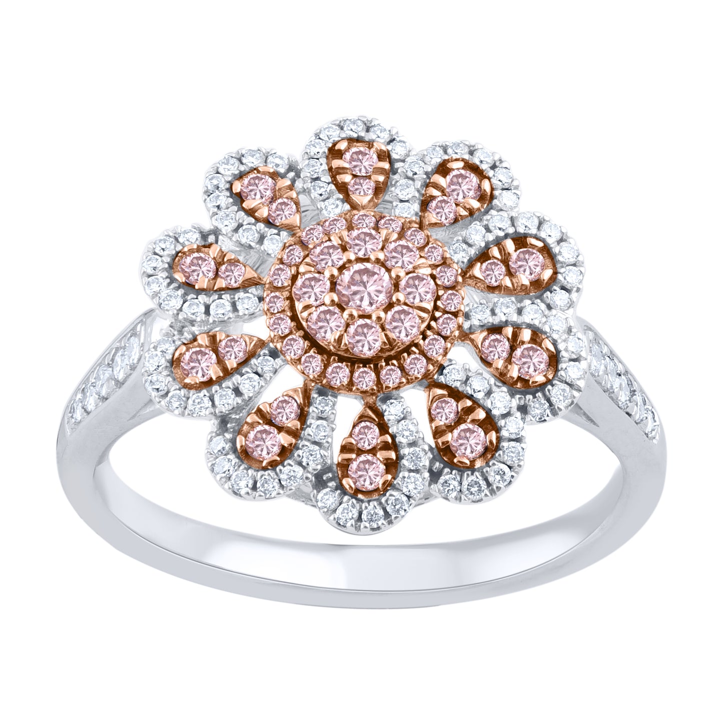 White Gold Argyle Pink Diamond Ring - 875303-A-FNP