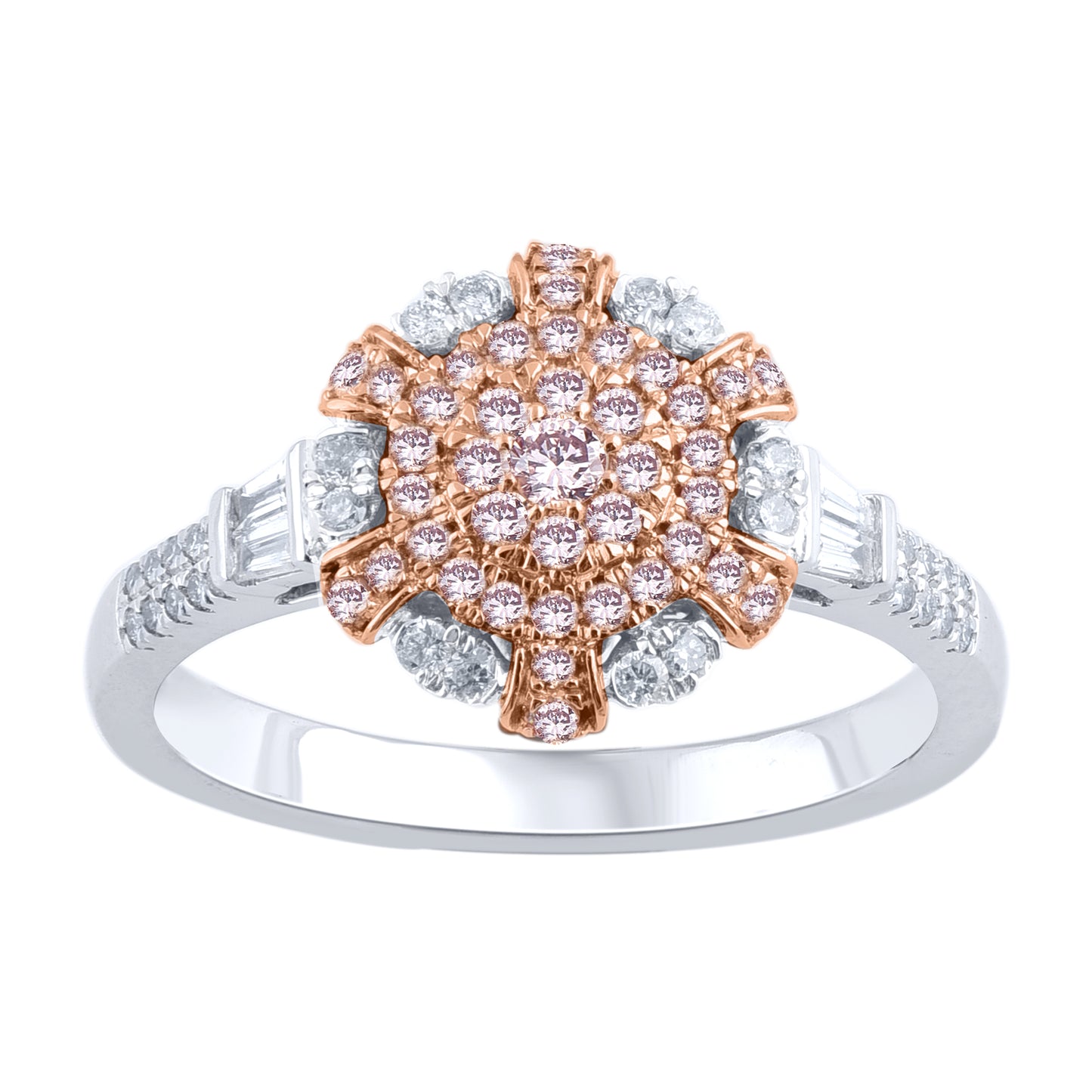 White Gold Argyle Pink Diamond Ring - "Ambrosia"