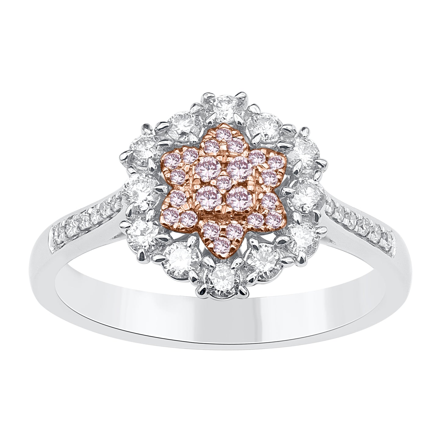 White Gold Argyle Pink Diamond Ring - 875559-A-FNP