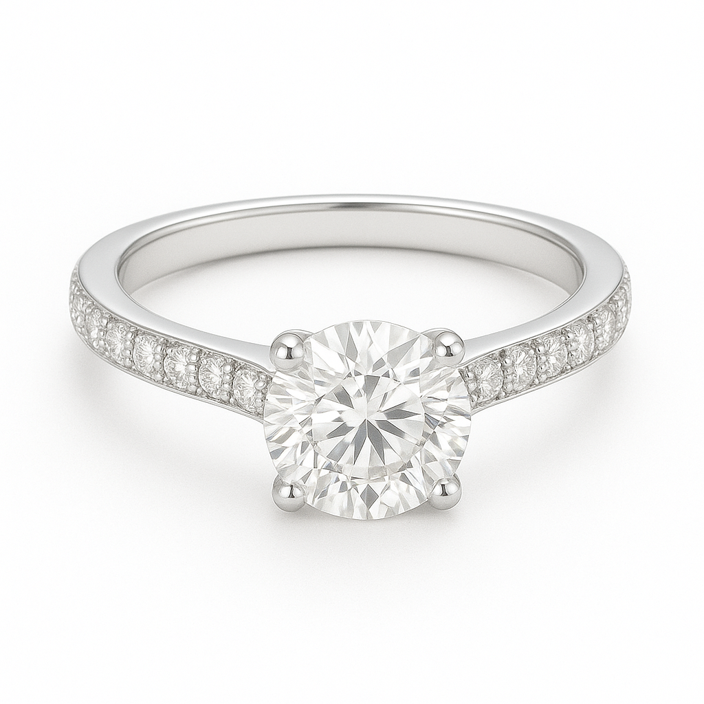 'Celeste Sparkle' Bespoke Diamond Engagement Ring