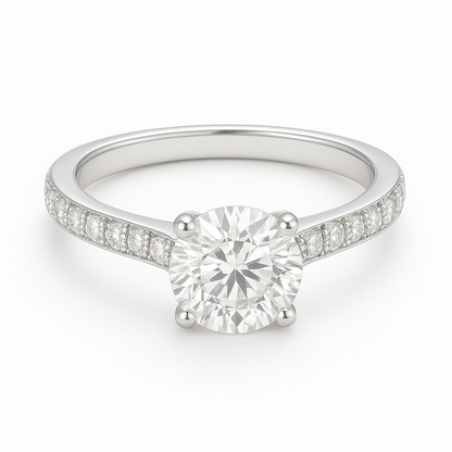 'Celeste Sparkle' Bespoke Diamond Engagement Ring