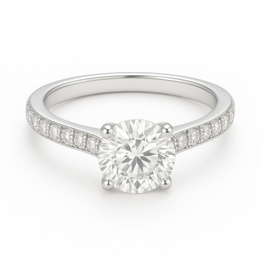 'Celeste Sparkle' Bespoke Diamond Engagement Ring