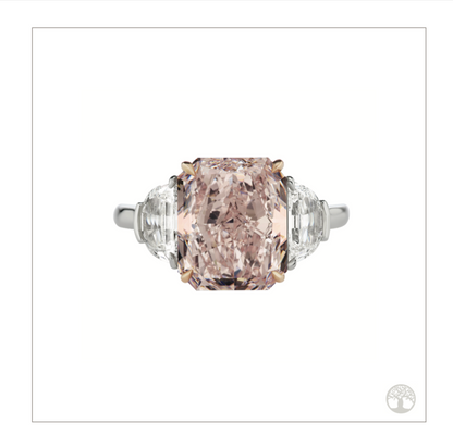 Iconic 5.03CT Blush Pink Diamond Ring