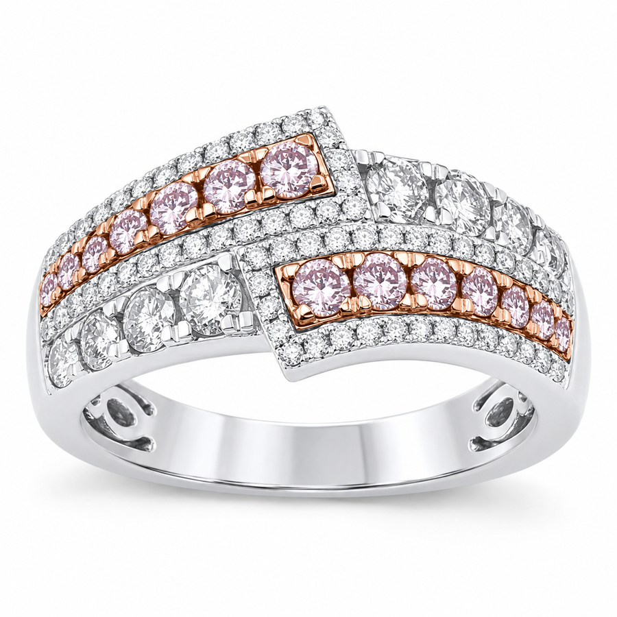 Additional studio image – Luminesca Argyle pink diamond ring