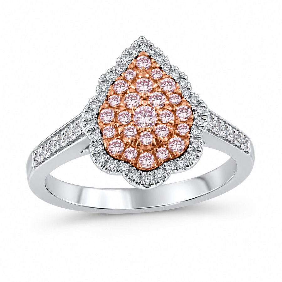 Additional studio image – white gold Argyle pink diamond ring 875299-A-FNP