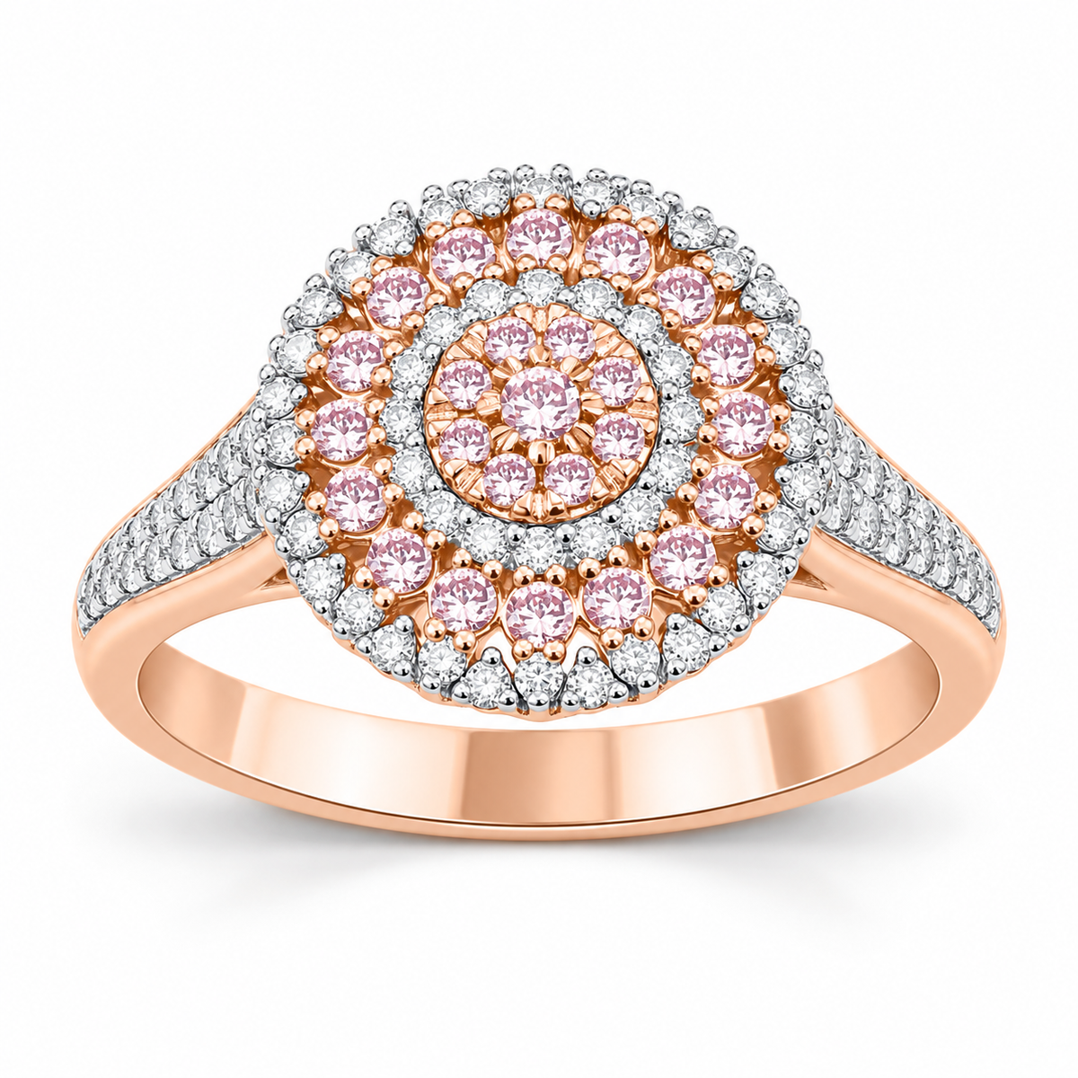Additional studio image – rose gold Argyle pink diamond ring 875548-A-FNP