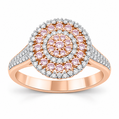 Additional studio image – rose gold Argyle pink diamond ring 875548-A-FNP